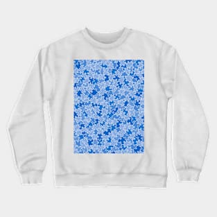 Jigsaw Puzzle Lover Pieces Pattern Master Puzzler BLUE Crewneck Sweatshirt